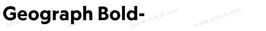 Geograph Bold字体转换